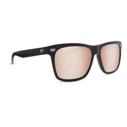Costa Aransas Matte Black Frame Sunglasses w/ Copper Silver Mirror 580G Lenses ARA-11-OSCGLP