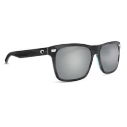 Costa Aransas Matte Storm Gray Frame Sunglasses w/ Gray Silver Mirror 580G Lenses ARA-205-OSGGLP
