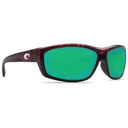 Costa Saltbreak Tortoise Frame Sunglasses w/ Green Mirror 580P Lenses BK-10-OGMP