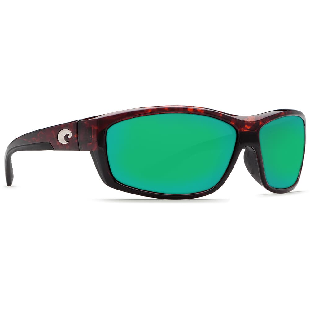 Costa Saltbreak Tortoise Frame Sunglasses w/ Green Mirror 580P Lenses BK-10-OGMP