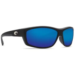 Costa Saltbreak Black Frame Sunglasses w/ Blue Mirror 580P Lenses BK-11-OBMP