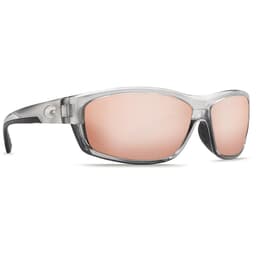 Costa Saltbreak Silver Frame Sunglasses w/ Copper Silver Mirror 580P Lenses BK-18-OSCP