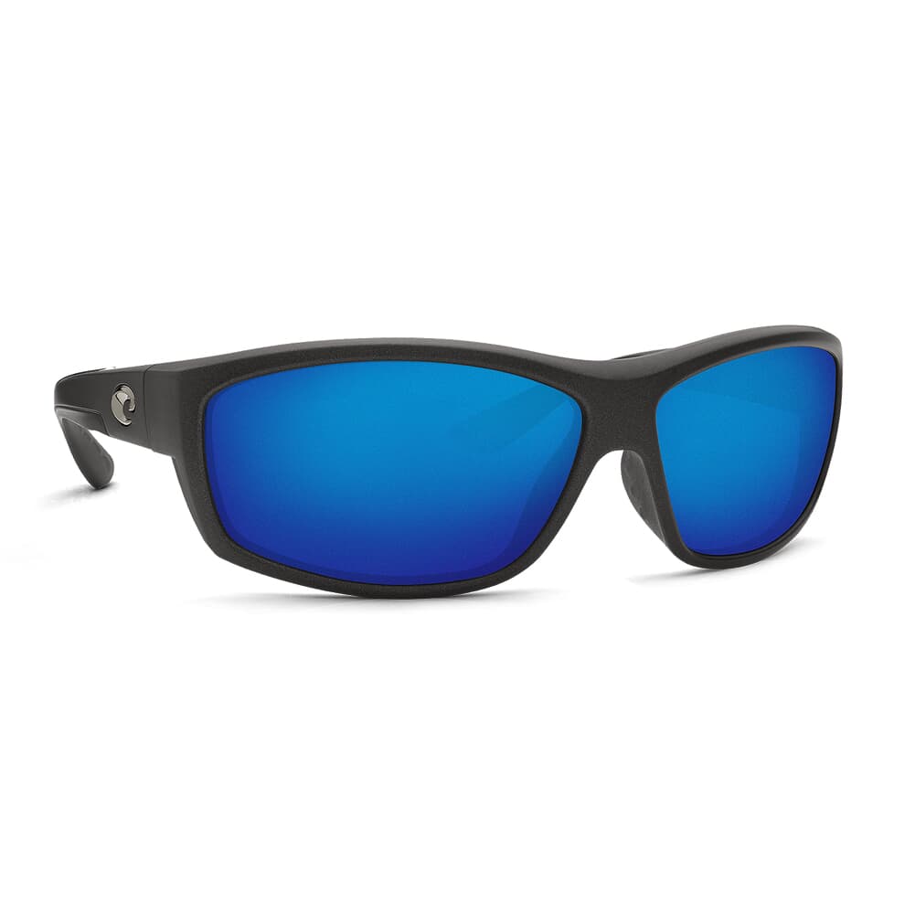 Costa Saltbreak Steel Gray Metallic Frame Sunglasses w/ Blue Mirror 580P Lenses BK-188-OBMP
