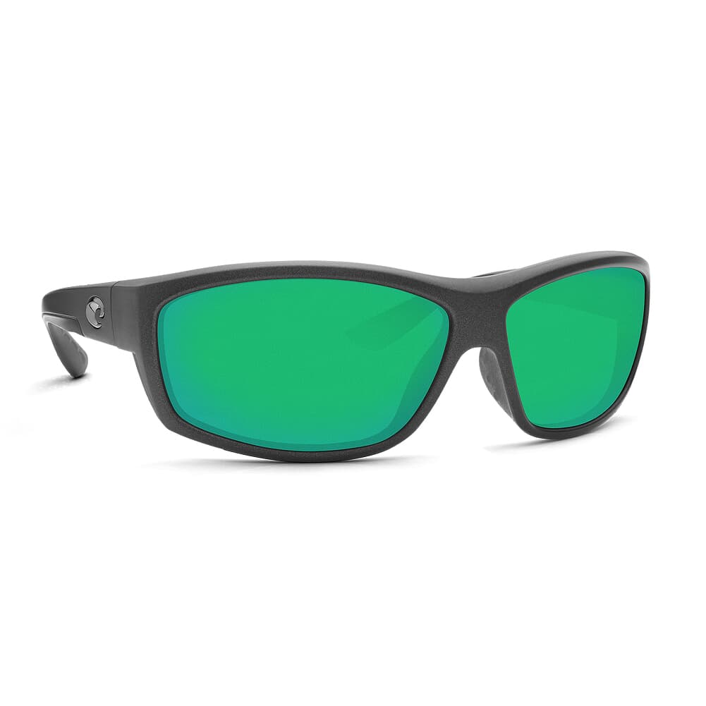 Costa Saltbreak Steel Gray Metallic Frame Sunglasses w/ Green Mirror 580G Lenses BK-188-OGMGLP