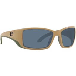 Costa Blackfin Sand Frame Sunglasses w/ Gray 580P Lenses BL-248-OGP