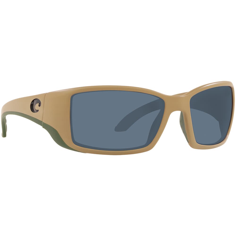 Costa Blackfin Sand Frame Sunglasses w/ Gray 580P Lenses BL-248-OGP