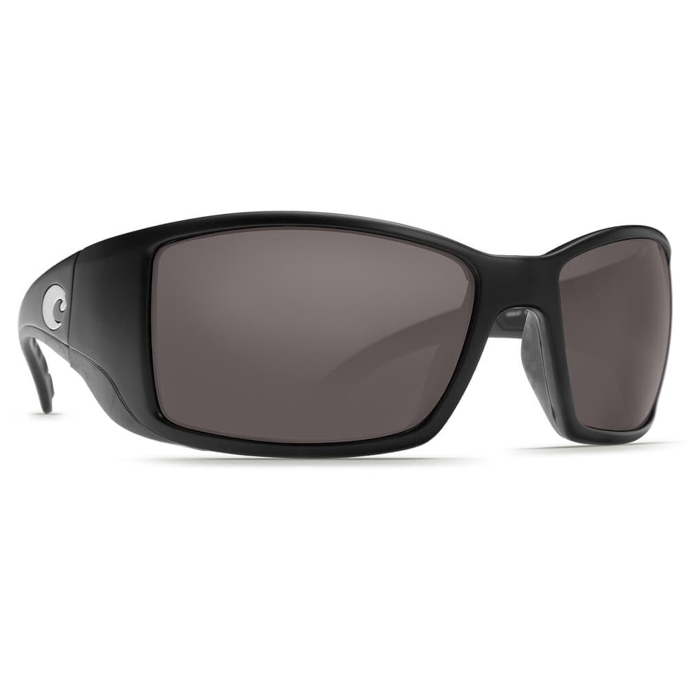 Costa Blackfin Matte Black Global Fit Frame Sunglasses w/ Gray 580G Lenses BL-11GF-OGGLP