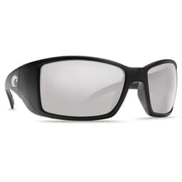 Costa Blackfin Matte Black Global Fit Frame Sunglasses w/ Gray Silver Mirror 580G Lenses BL-11GF-OSGGLP