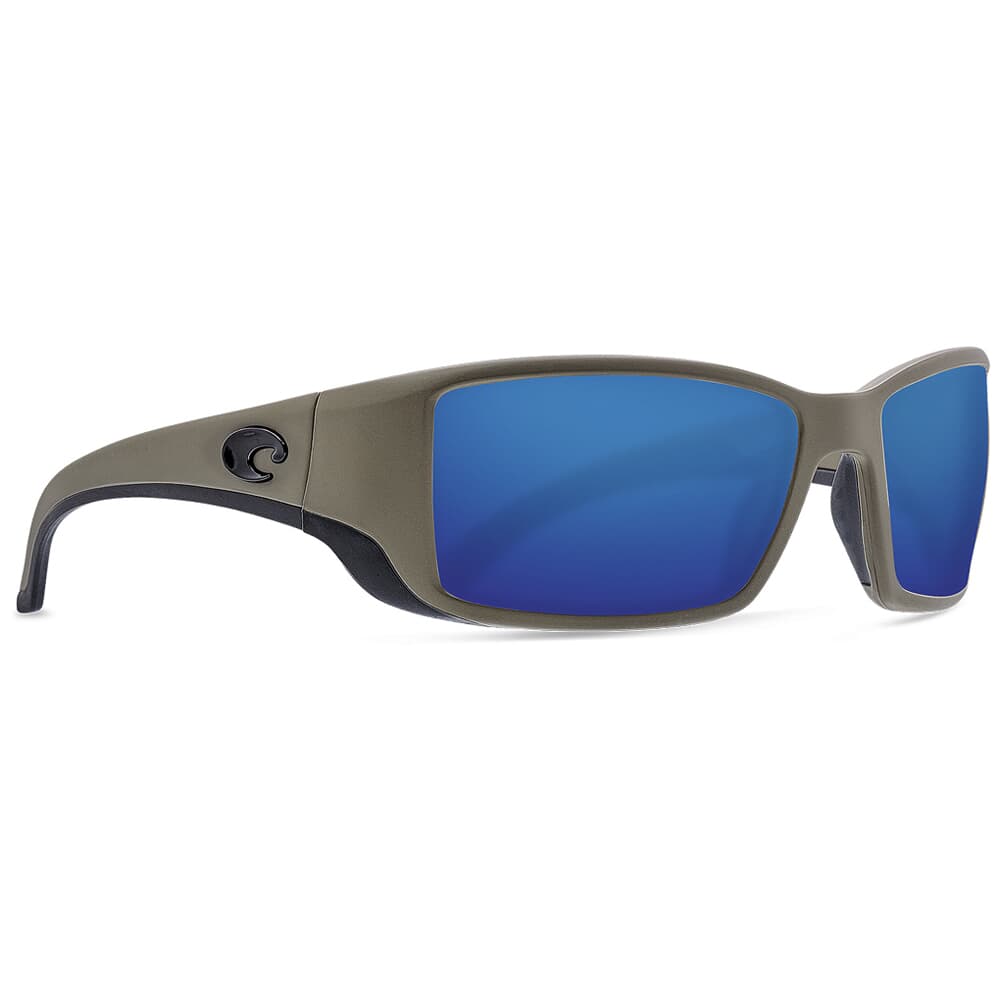 Costa Blackfin Moss Frame Sunglasses w/ Blue Mirror 580G Lenses BL-198-OBMGLP