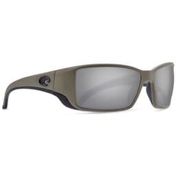 Costa Blackfin Moss Frame Sunglasses w/ Gray Silver Mirror 580G Lenses BL-198-OSGGLP