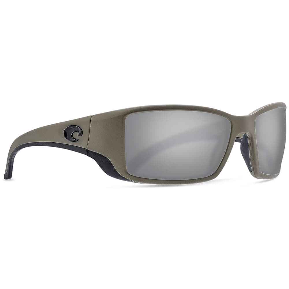 Costa Blackfin Moss Frame Sunglasses w/ Gray Silver Mirror 580G Lenses BL-198-OSGGLP