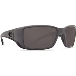 Costa Blackfin Matte Gray Frame Sunglasses w/ Gray 580P Lenses BL-98-OGP
