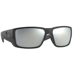 Costa Blackfin Pro Matte Black Sunglasses w/ Gray Silver Mirror 580G Lenses 06S9078-90780460