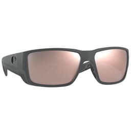 Costa Blackfin Pro Matte Gray Sunglasses w/ Copper Silver Mirror 580G Lenses 06S9078-90781160