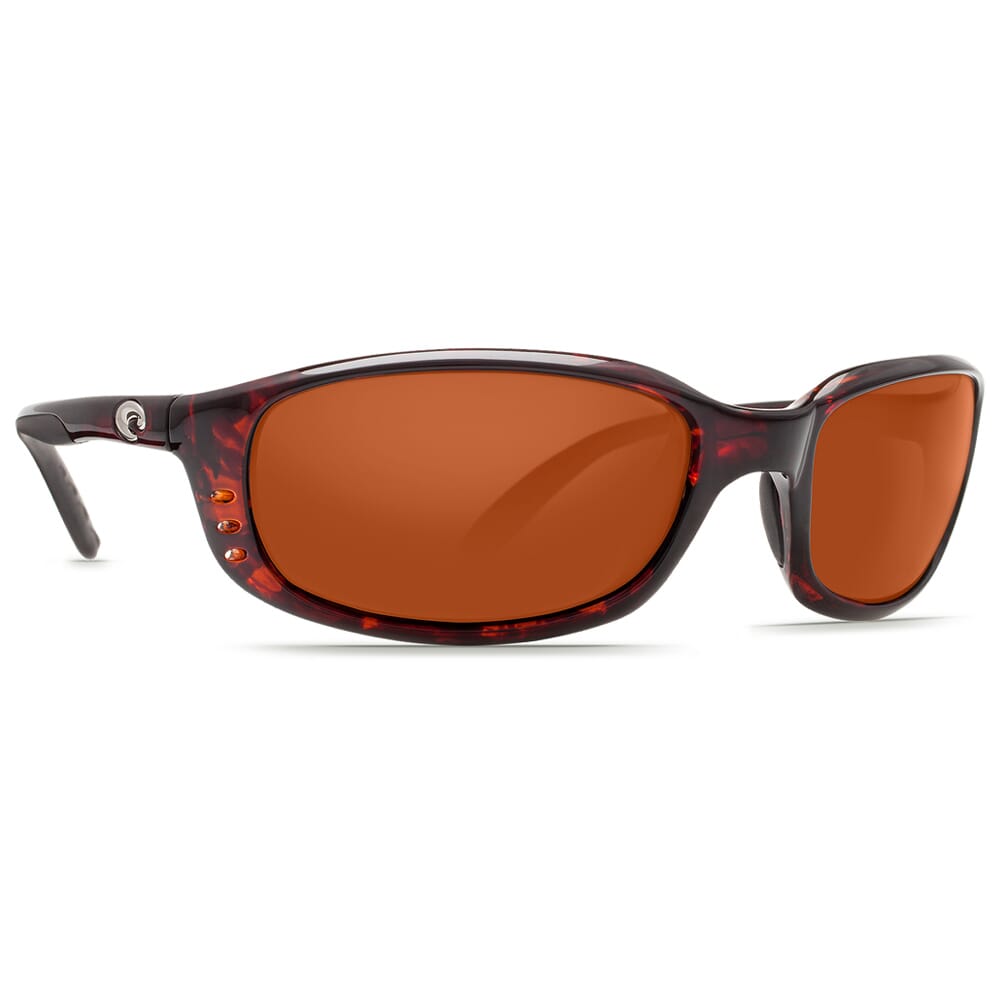 Costa Brine Tortoise Frame Sunglasses w/ Copper 580P C-Mate 1.50 Lenses BR-10-OCP-1.50