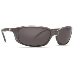 Costa Brine Gunmetal Frame Sunglasses w/ Gray 580P Lenses BR-22-OGP