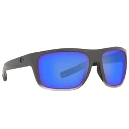 Costa Broadbill Ocearch Matte Fog Gray Sunglasses w/ Blue Mirror 580G Lenses BRB-277OC-OBMGLP