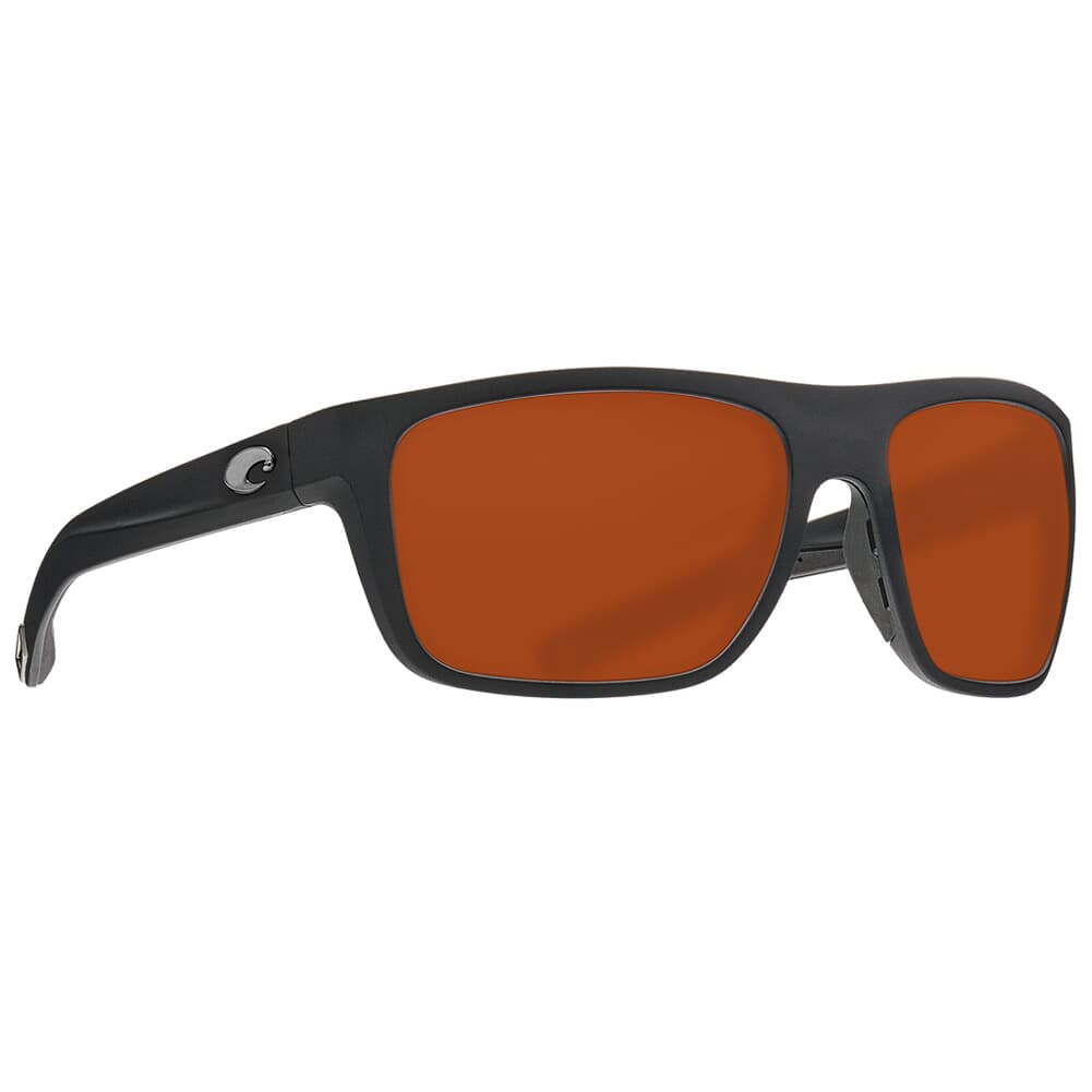 Costa Broadbill Matte Black Frame Sunglasses w/ Copper 580P Lenses BRB-11-OCP