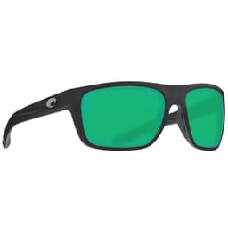 Costa Broadbill Matte Black Frame Sunglasses w/ Green Mirror 580G Lenses BRB-11-OGMGLP