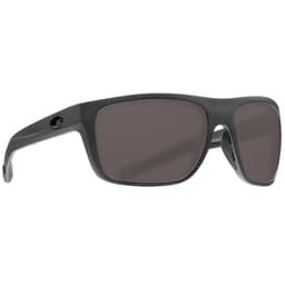 Costa Broadbill Matte Gray Frame Sunglasses w/ Gray 580P Lenses BRB-98-OGP