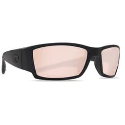Costa Corbina Blackout Frame Sunglasses w/ Copper Silver Mirror 580G Lenses CB-01-OSCGLP