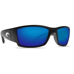Costa Corbina Matte Black Global Fit Frame Sunglasses w/ Blue Mirror 580G Lenses CB-11GF-OBMGLP
