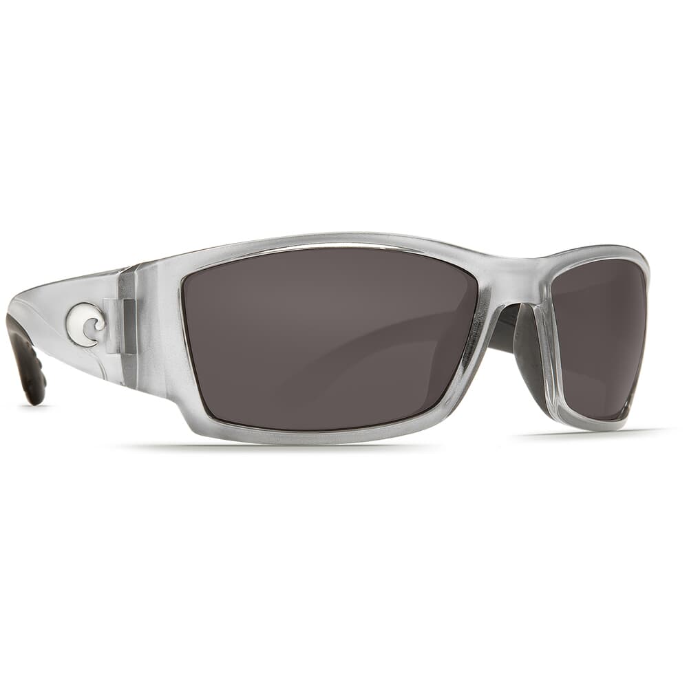 Costa Corbina Silver Frame Sunglasses w/ Gray 580P Lenses CB-18-OGP