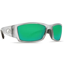 Costa Corbina Silver Frame Sunglasses w/ Green Mirror 580G Lenses CB-18-OGMGLP
