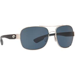 Costa Cocos Palladium Frame Sunglasses w/ Gray 580P Lenses CC-21-OGP