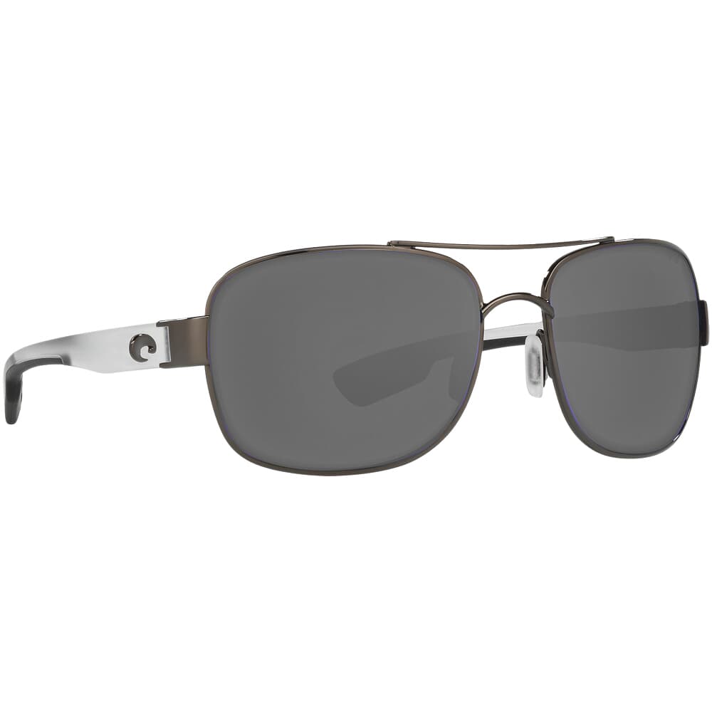 Costa Cocos Gunmetal w/crystal temples Frame Sunglasses w/ Gray 580P Lenses CC-74-OGP