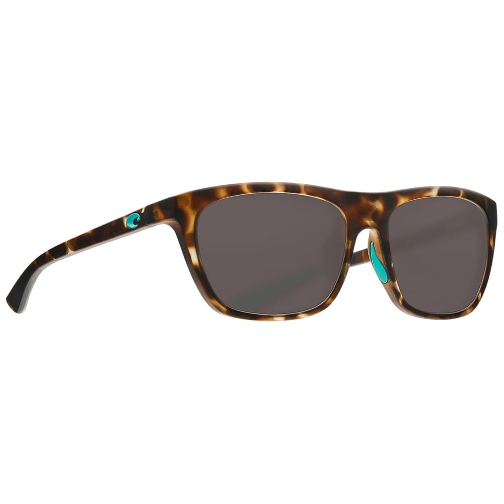 Costa Cheeca Matte Shadow Tortoise Frame Sunglasses CHA-249