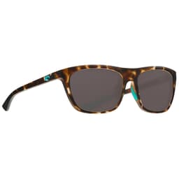 Costa Cheeca Matte Shadow Tortoise Frame Sunglasses w/ Gray 580P Lenses CHA-249-OGP