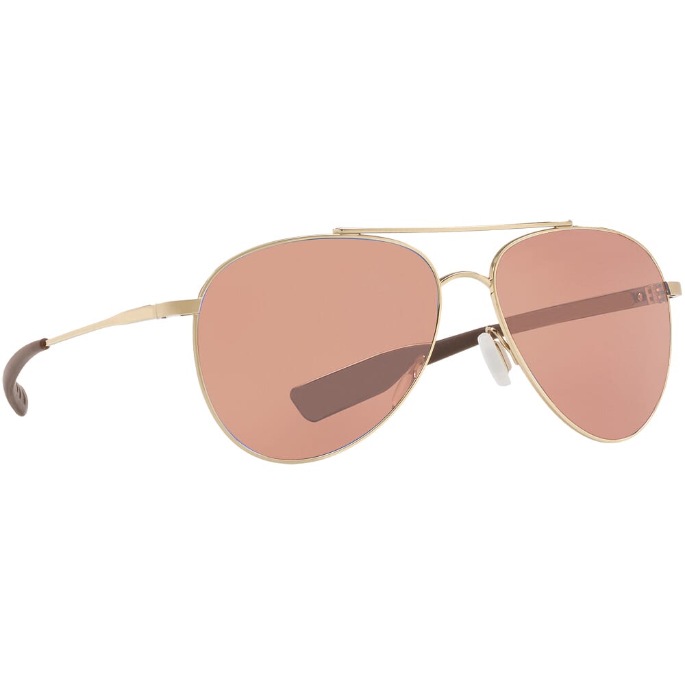 Costa Cook Shiny Gold Frame Sunglasses COO-126