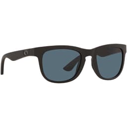 Costa Copra Blackout Frame Sunglasses w/ Gray 580P Lenses COP-01-OGP