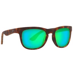 Costa Copra Matte Retro Tortoise/Crystal/Black Frame Sunglasses w/ Green Mirror 580P Lenses COP-125-OGMP