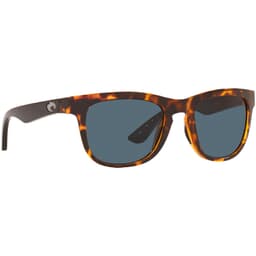 Costa Copra Retro Tortoise w/Black temples Frame Sunglasses w/ Gray 580P Lenses COP-76-OGP