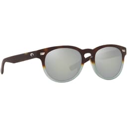 Costa Del Mar Matte Tide Pool Frame Sunglasses w/ Gray Silver Mirror 580G Lenses DEL-207-OSGGLP