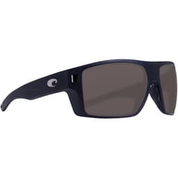 Costa Diego Matte Black Sunglasses w/ Gray 580P Lenses DGO-11-OGP