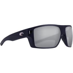Costa Diego Matte Black Sunglasses w/ Gray Silver Mirror 580G Lenses DGO-11-OSGGLP