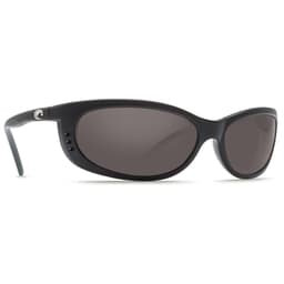 Costa Fathom Matte Black Global Fit Frame Sunglasses w/ Gray 580P Lenses FA-11GF-OGP