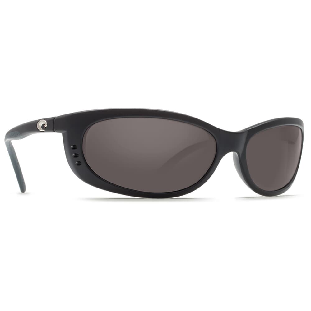 Costa Fathom Matte Black Global Fit Frame Sunglasses w/ Gray 580P Lenses FA-11GF-OGP