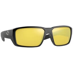 Costa Fantail Pro Matte Black Sunglasses w/ Sunrise Silver Mirror 580G Lenses 06S9079-90790560
