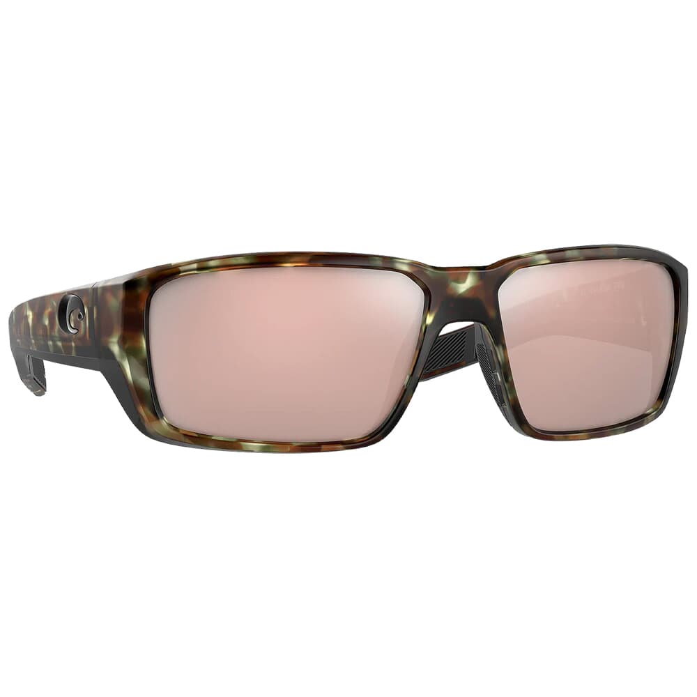 Costa Fantail Pro Matte Wetlands Sunglasses w/ Copper Silver Mirror 580G Lenses 06S9079-90790860