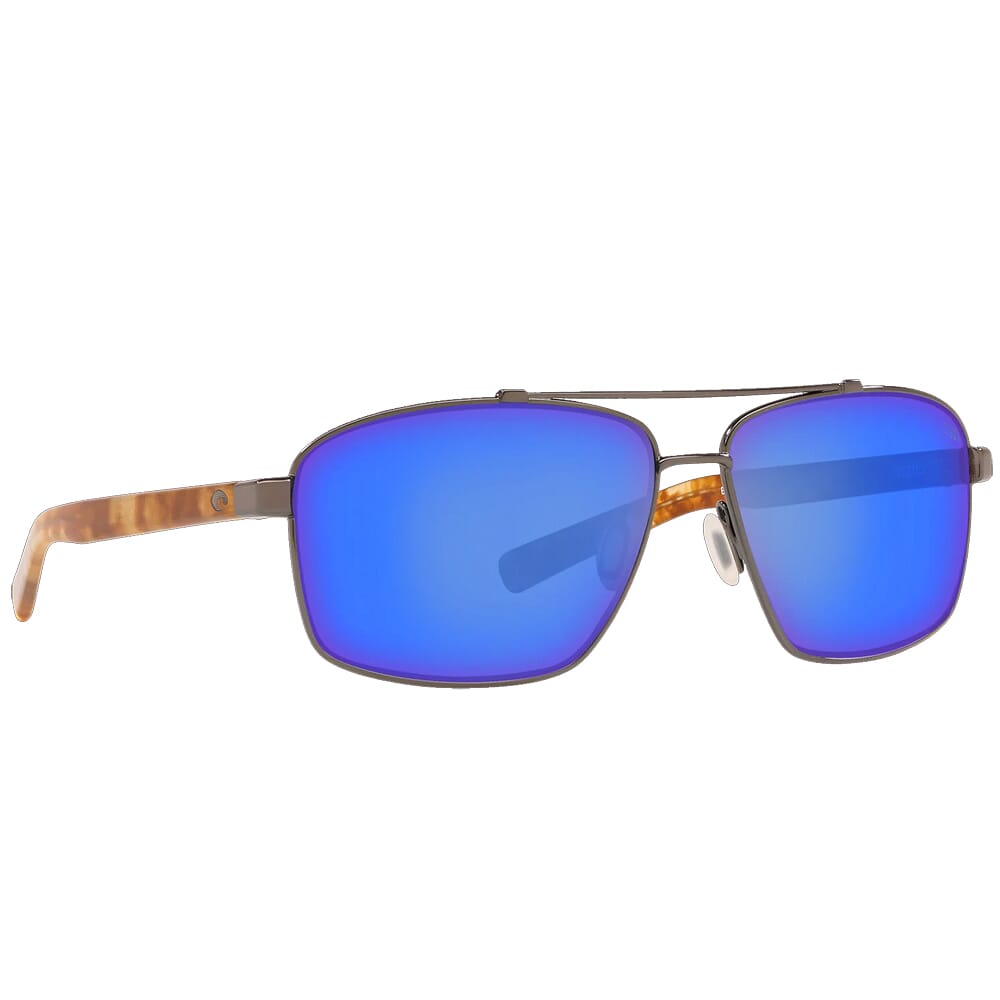 Costa Flagler Shiny Gunmetal Frame Sunglasses FLG-22