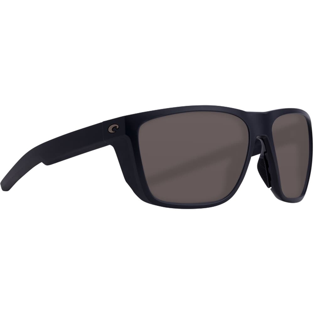 Costa Ferg Matte Black Sunglasses w/ Gray 580P Lenses FRG-11-OGP