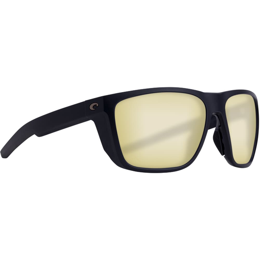 Costa Ferg Matte Black Sunglasses w/Sunrise Silver Mirror 580G Lenses 06S9002-90022859