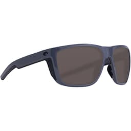 Costa Ferg Shiny Gray Sunglasses w/ Gray 580P Lenses FRG-298-OGP