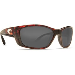 Costa Fisch Tortoise Global Fit Frame Sunglasses w/ Gray 580P Lenses FS-10GF-OGP