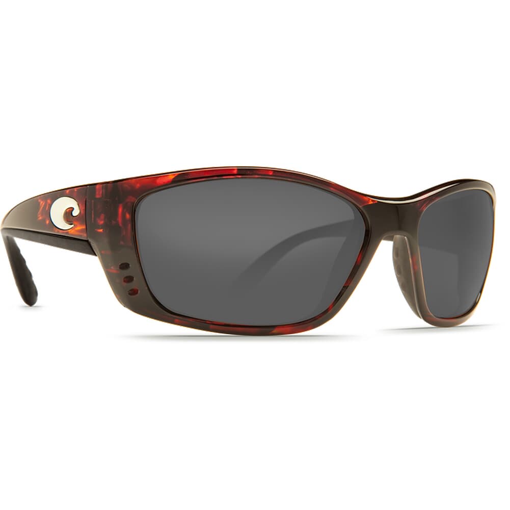 Costa Fisch Tortoise Global Fit Frame Sunglasses w/ Gray 580P Lenses FS-10GF-OGP