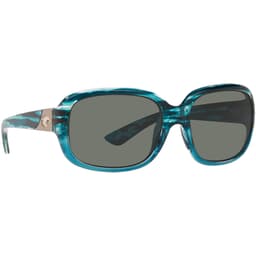 Costa Gannet Shiny Marine Fade Frame Sunglasses w/ Gray 580P Lenses GNT-283-OGP